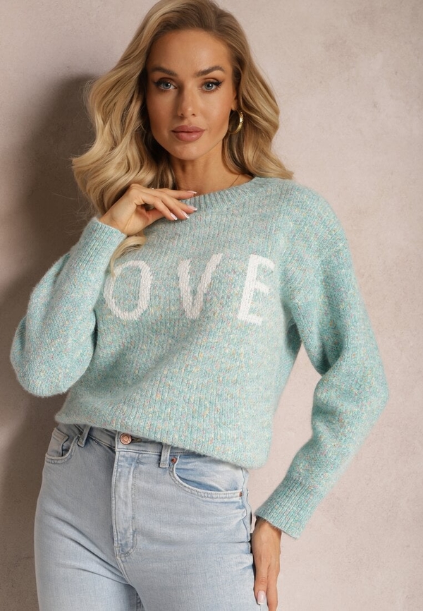 Miętowy sweter Renee