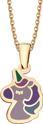 Mini - Biżuteria Yes Zawieszka złota pokryta emalią - Mini