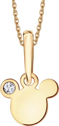 Mini - Biżuteria Yes Zawieszka złota z cyrkonią - Mini