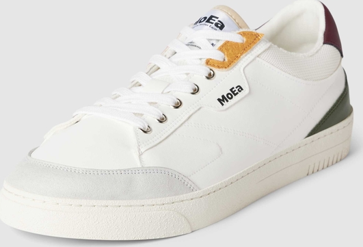 Moea Sneakersy z obszyciem w kontrastowym kolorze i detalami z logo