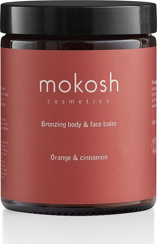 Mokosh brązujący balsam do twarzy i ciała Pomarańcza &amp;amp; Cynamon 180 ml