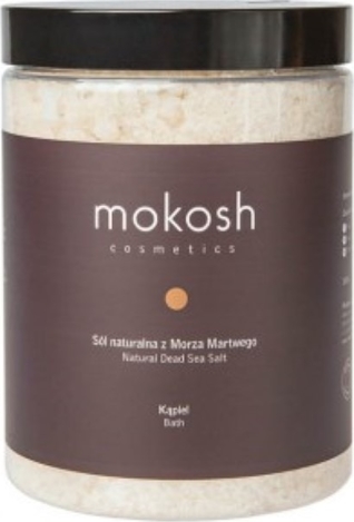 Mokosh, Natural Dead Sea Salt, sól do kąpieli naturalna z Morza Martwego, 1000g