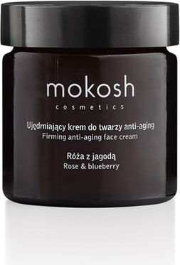 Mokosh - Polskie Kosmetyki Naturalne mokosh Ujędrniający krem do twarzy anti-aging Róża z jagodą 60 ml