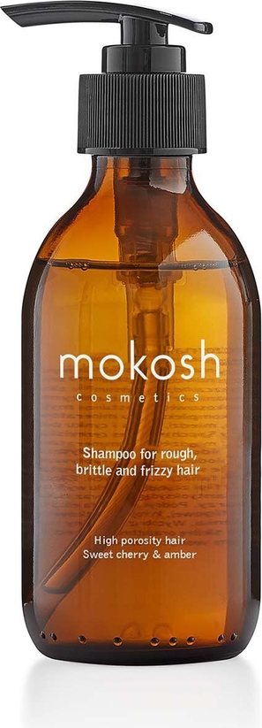 Mokosh szampon do włosów szorstkich, łamliwych i puszących się Czereśnia &amp;amp; Bursztyn 200 ml