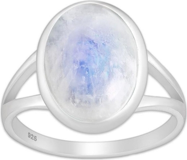 Monarti Srebrny pierścionek z Kamieniem Księżycowym
