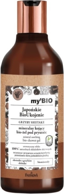 My'bio Farmona, my&apos;Bio, Japońskie BioUkojenie, bio-żel pod prysznic, kojący, Grzyby Shiitake, 500 ml