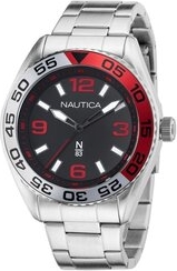 Nautica Zegarek NAPFWS306 Srebrny
