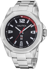 Nautica Zegarek NAPTBF104 Srebrny