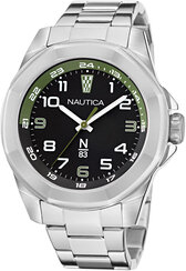 Nautica Zegarek NAPTBS209 Srebrny