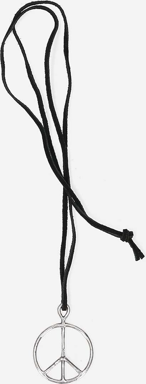 Needles naszyjnik Peace Pendant - Deer Cord LQ015.SILVER-Black