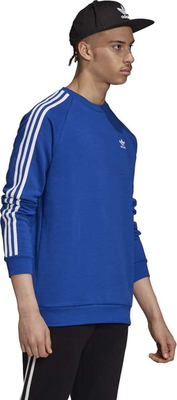 Niebieska bluza Adidas z plaru