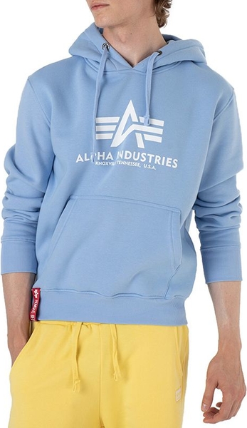 Niebieska bluza Alpha Industries w młodzieżowym stylu