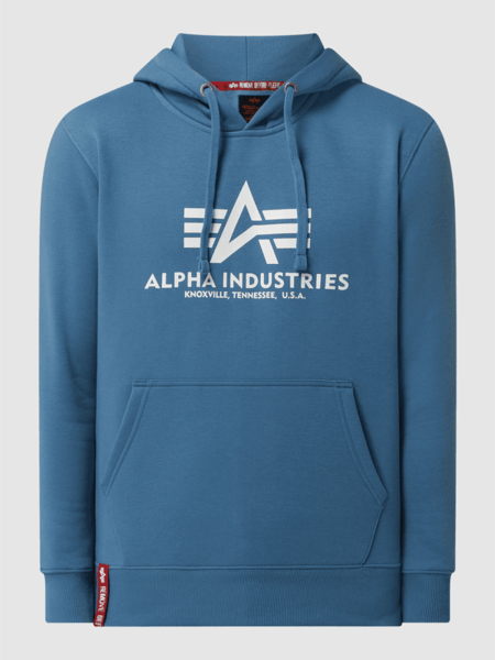 Niebieska bluza Alpha Industries z bawełny