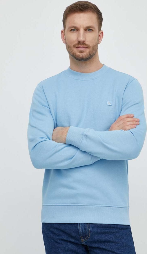 Niebieska bluza Calvin Klein z bawełny