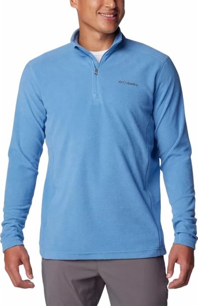 Niebieska bluza Columbia z polaru w stylu casual