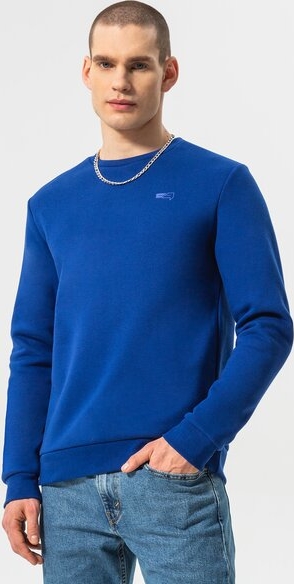 Niebieska bluza Confront w stylu casual