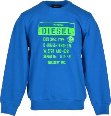 Niebieska bluza Diesel z bawełny