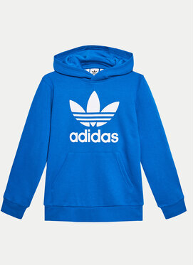 Niebieska bluza dziecięca Adidas dla chłopców