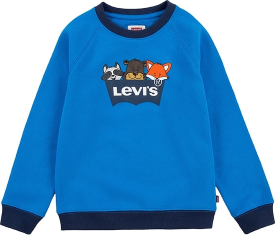 Niebieska bluza dziecięca Levis dla chłopców