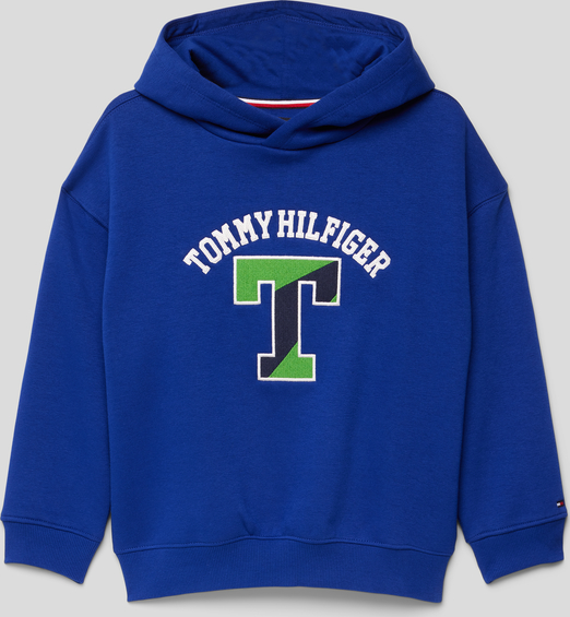 Niebieska bluza dziecięca Tommy Hilfiger z bawełny