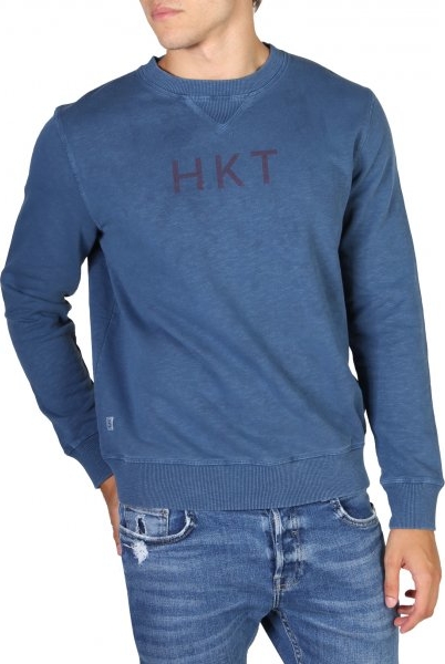 Niebieska bluza Hackett z bawełny