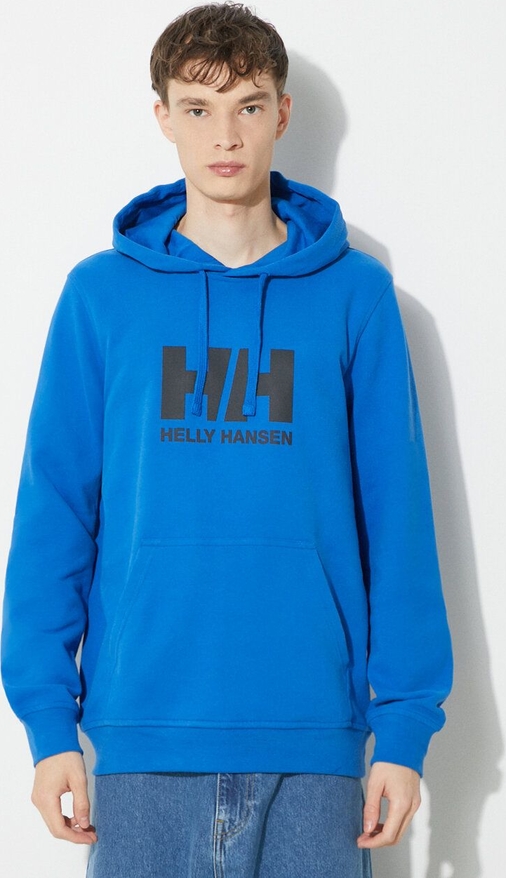 Niebieska bluza Helly Hansen z bawełny w młodzieżowym stylu