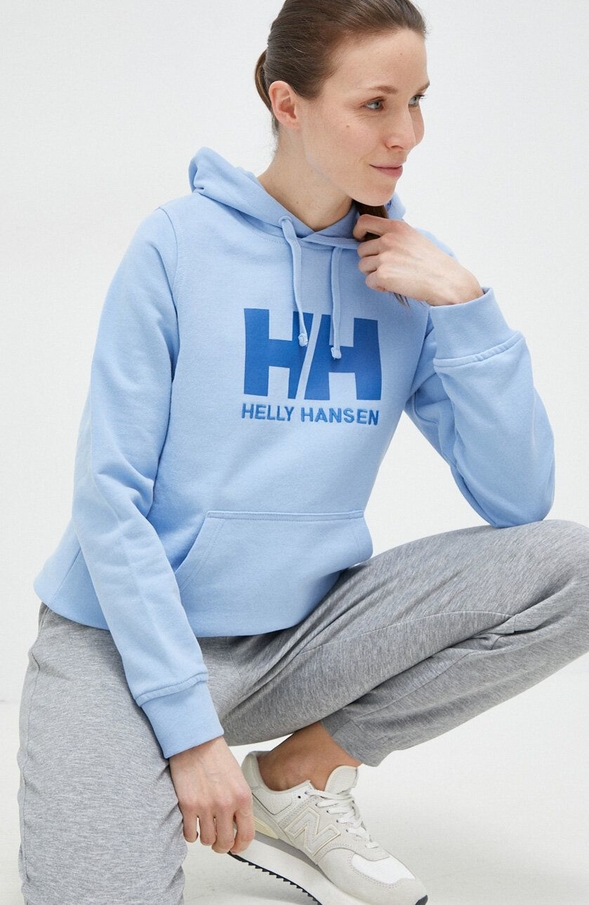 Niebieska bluza Helly Hansen z kapturem