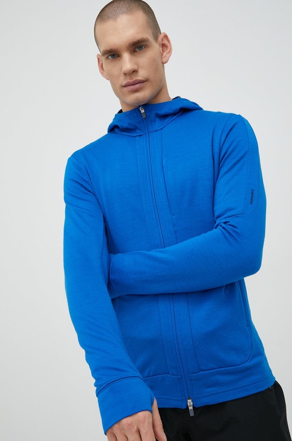 Niebieska bluza Icebreaker w sportowym stylu