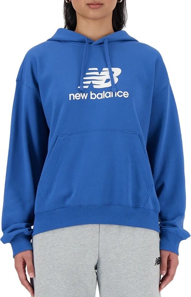 Niebieska bluza New Balance z dresówki