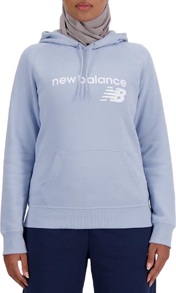 Niebieska bluza New Balance z tkaniny