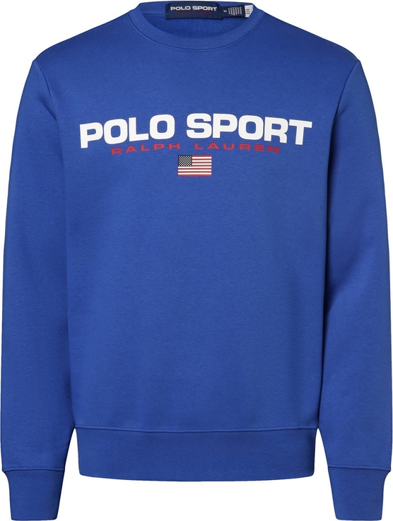Niebieska bluza Polo Sport w młodzieżowym stylu