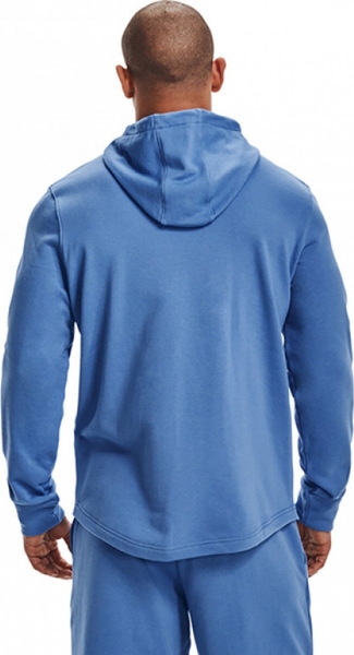 Niebieska bluza Under Armour w młodzieżowym stylu z bawełny
