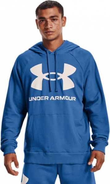 Niebieska bluza Under Armour z bawełny w sportowym stylu