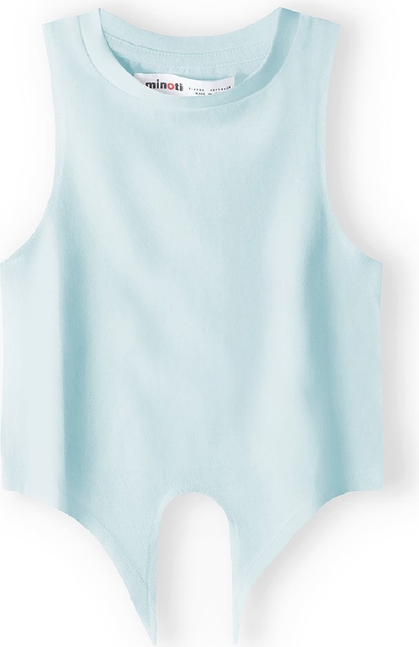 Niebieska bluzka dziecięca Minoti z bawełny