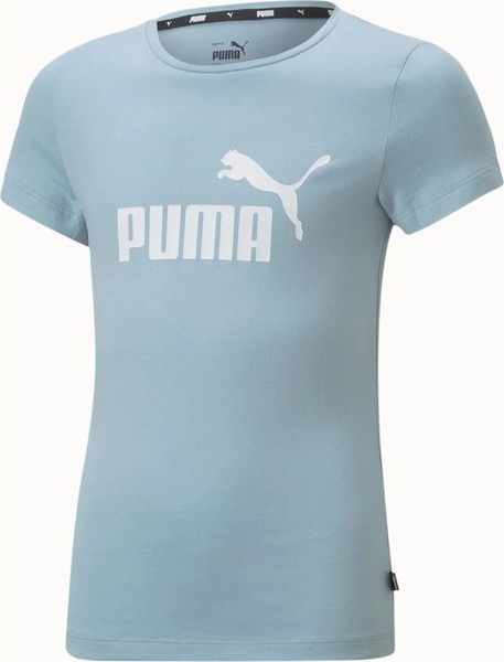 Niebieska bluzka dziecięca Puma z bawełny