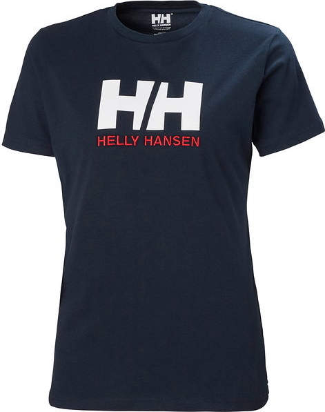 Niebieska bluzka Helly Hansen z krótkim rękawem z okrągłym dekoltem