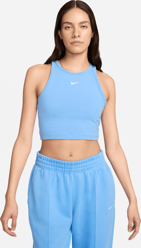 Niebieska bluzka Nike w sportowym stylu