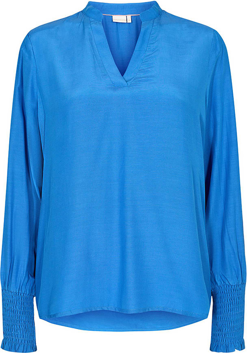Niebieska bluzka Numph w stylu casual