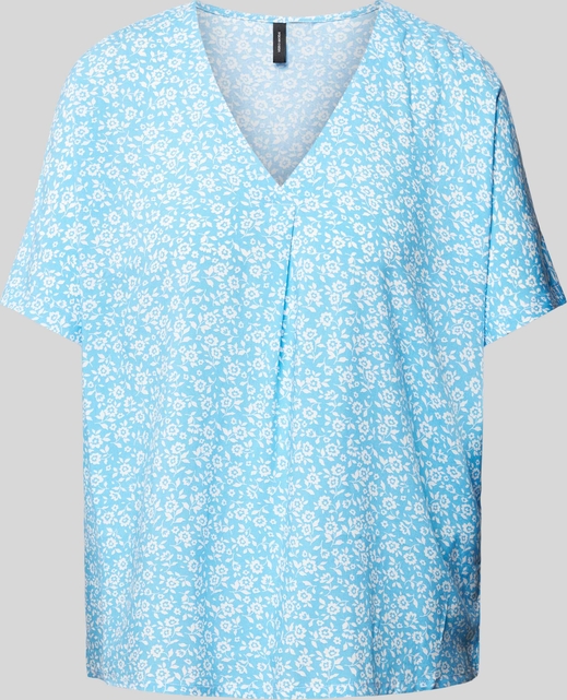 Niebieska bluzka Vero Moda z krótkim rękawem
