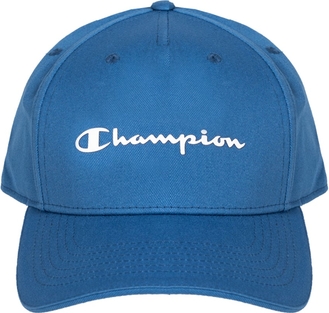 Niebieska czapka Champion z nadrukiem