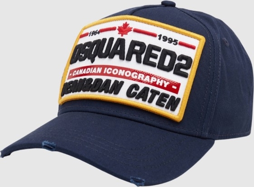 Niebieska czapka Dsquared2