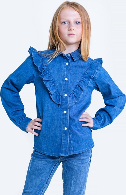 Niebieska koszula dziecięca Big Star z tkaniny