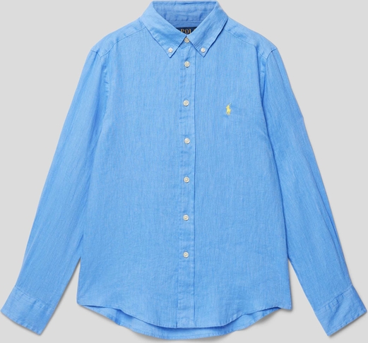 Niebieska koszula dziecięca POLO RALPH LAUREN
