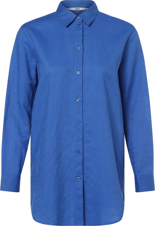 Niebieska koszula Esprit w stylu casual z bawełny