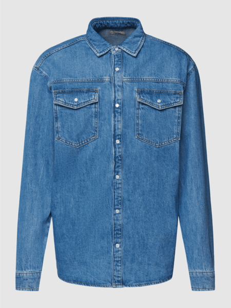 Niebieska koszula Esprit w stylu casual z jeansu