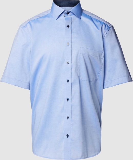 Niebieska koszula Eterna w stylu casual