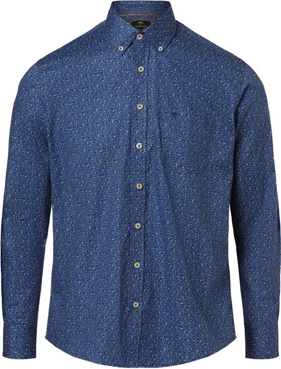 Niebieska koszula Fynch Hatton w stylu casual z bawełny
