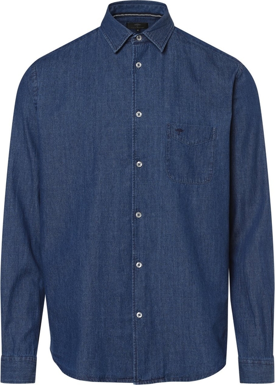 Niebieska koszula Fynch Hatton z bawełny