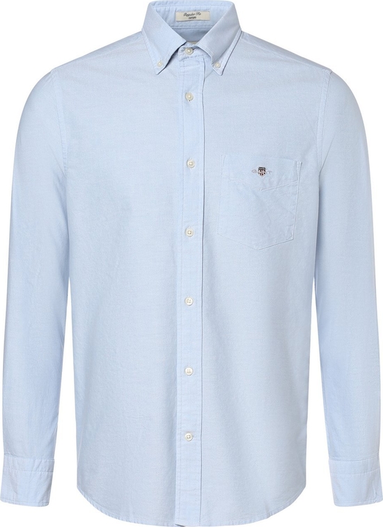 Niebieska koszula Gant z bawełny w stylu casual