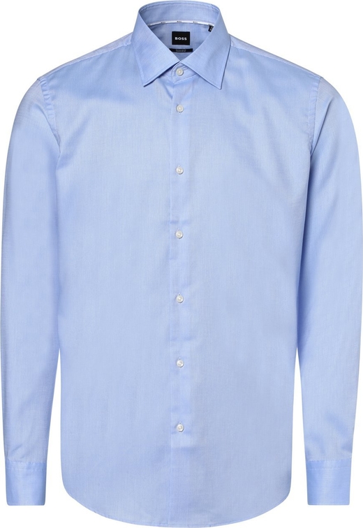Niebieska koszula Hugo Boss z tkaniny